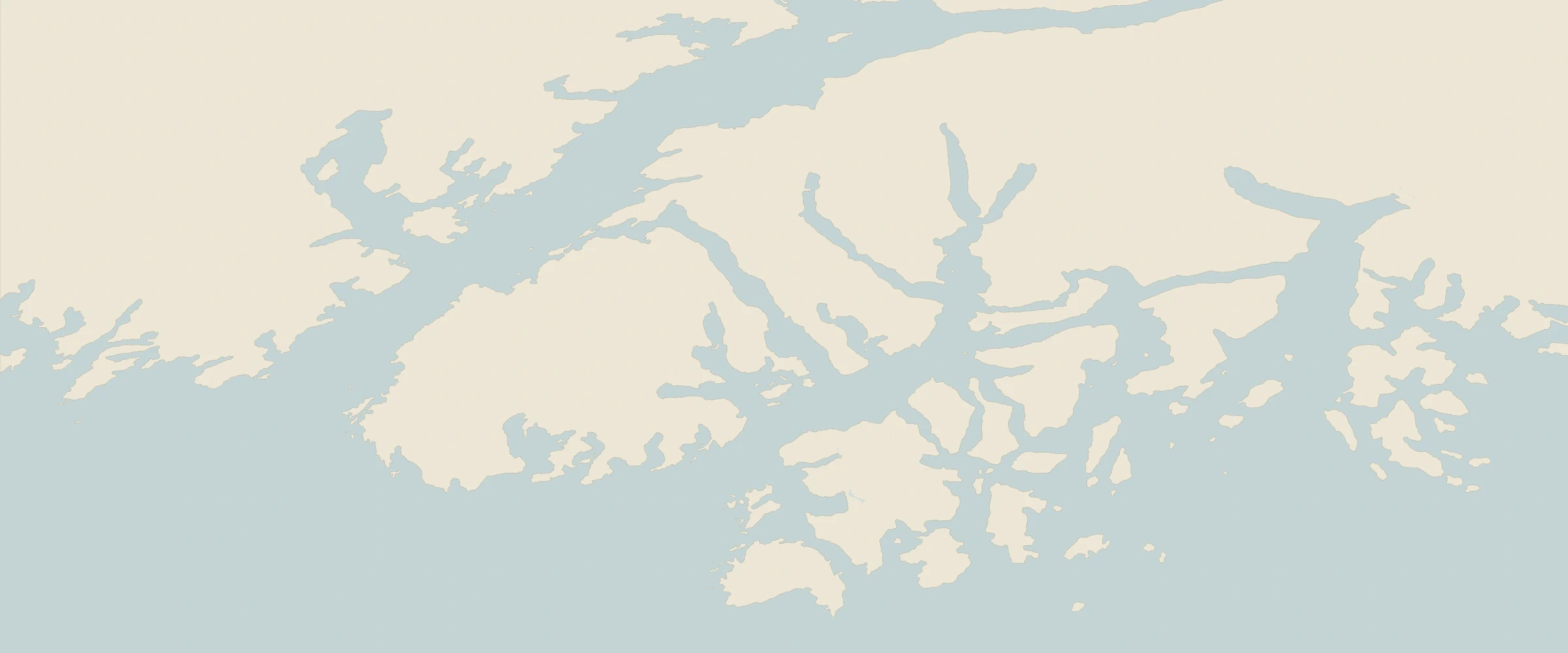 Chart of the Ammassalik region in East Greenland