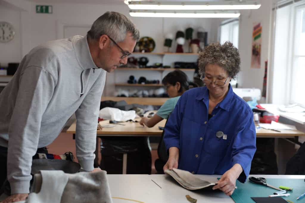 Sealskin sewing facility in Tasiilaq