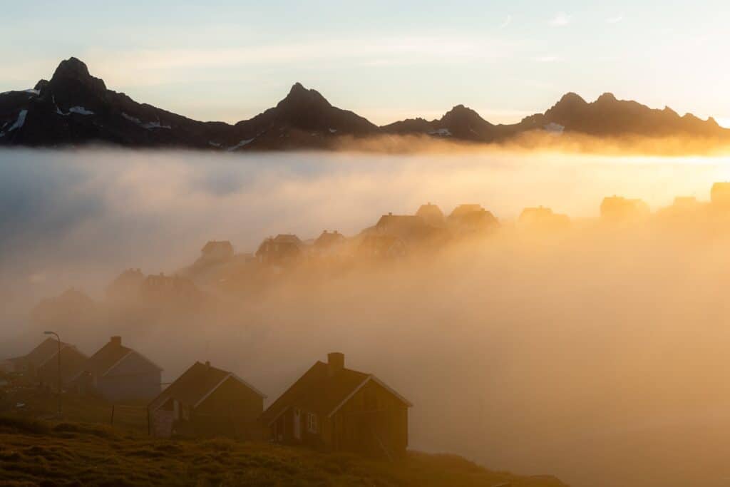 Morning over Tasiilaq